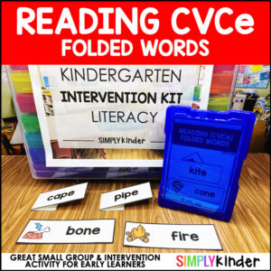CVCe Word Cards Intervention Kit Activity, CVCe Small Group Activities