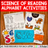 Alphabet Activities Kindergarten, Science of Reading Alphabet Posters & MORE
