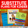 Sub Binder, Sub Plans, Sub Flipbook Bundle