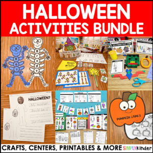 Halloween Activities, Crafts, Room on the Broom, Morning Bins, Writing, & More