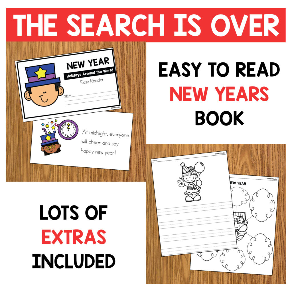 New Year Holidays Around the World Easy Reader - Simply Kinder
