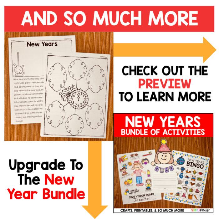 New Year 2024 No Prep Activities, Color by Code, Write the Room ...
