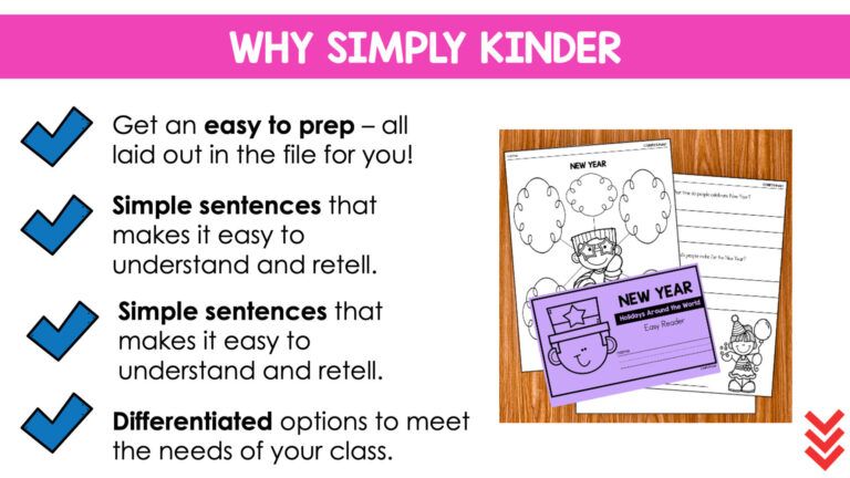 New Year Holidays Around the World Easy Reader - Simply Kinder