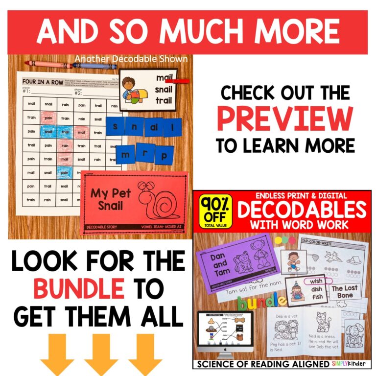 I Got Him St. Patrick's Day Reading Activities, Decodable Reader, Science of Reading Decodables bundle preview