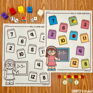 Math Center Ideas for Kindergarten - Simply Kinder