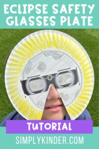 Eclipse Glasses with Paper Plate - Simply Kinder