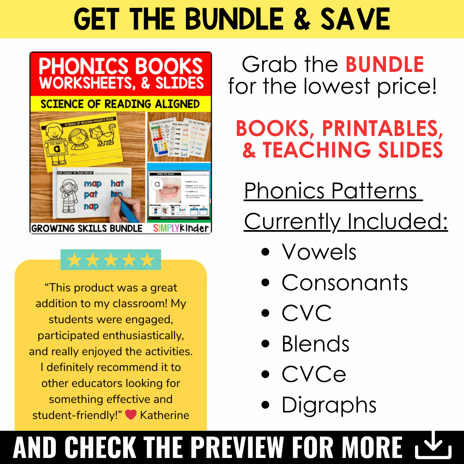 BUNDLE UP* Blends Phonics Worksheets for Kindergarten Science of ...