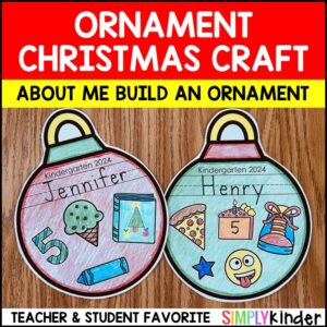 Christmas Ornament Craft for Kindergarten, Build an Ornament Craft Project
