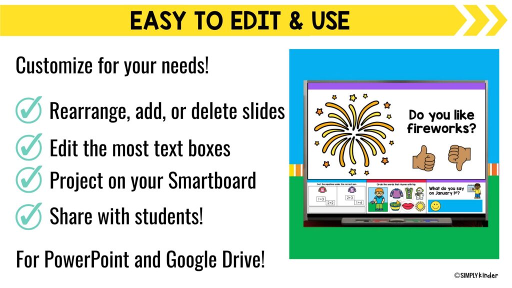 January Morning Meeting Slides for Kindergarten, Editable Daily Digital ...