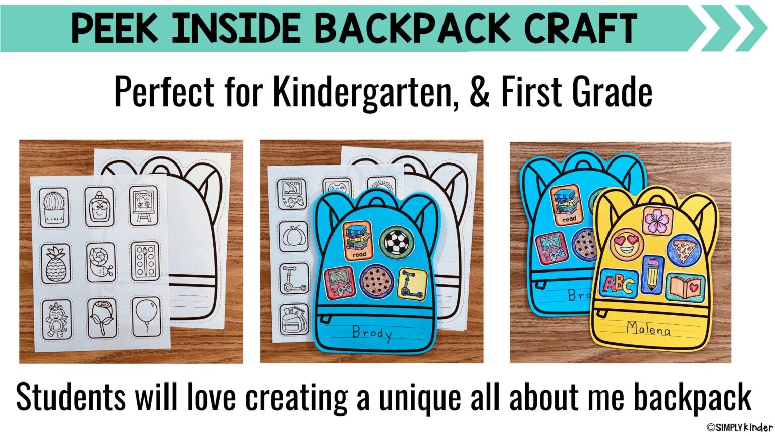 Back to School Crafts for Kindergarten, Bulletin Board Activities ...