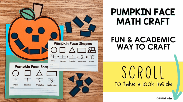Pumpkin Shape Craft | Jack-o’-Lantern Faces with 2D Shapes for ...