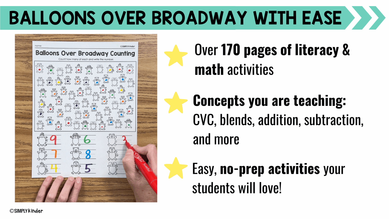 Balloons Over Broadway Activities Worksheets, Writing, Vocabulary ...