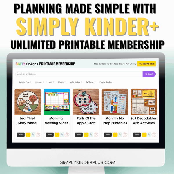 Teacher Planning Made Simple with Simply Kinder   Simply Kinder Teacher Planning Made Simple with Simply Kinder   Simply Kinder