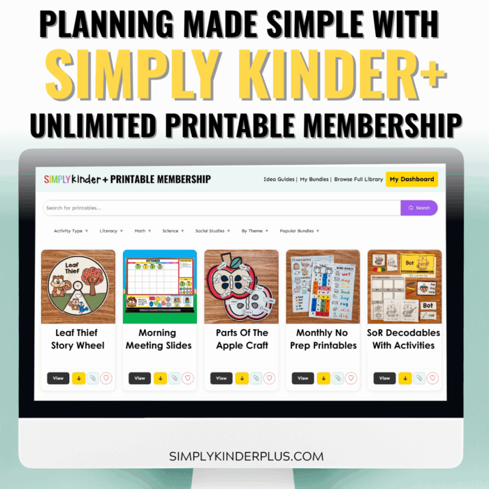 Teacher Planning Made Simple with Simply Kinder   Simply Kinder Teacher Planning Made Simple with Simply Kinder   Simply Kinder